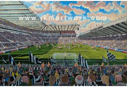 St James' Park Stadium Fine Art Print - Newcastle United FC